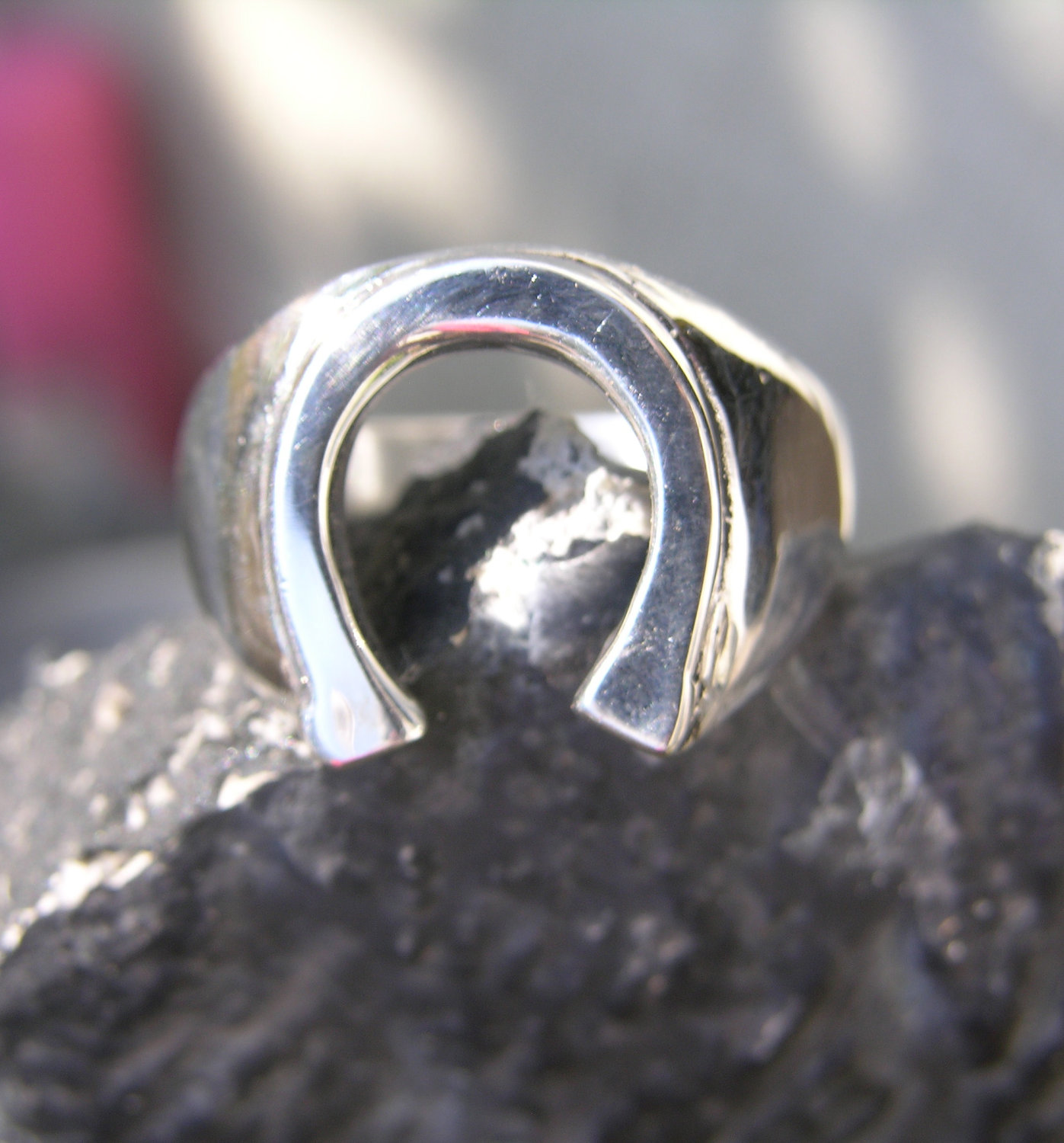 Sterling Silver Horseshoe Ring Freedom Jewelry USA
